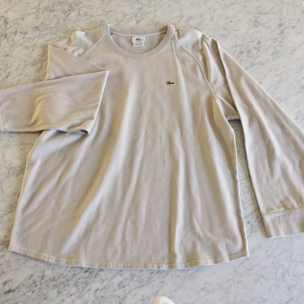 Lacoste crew neck sweater size 6